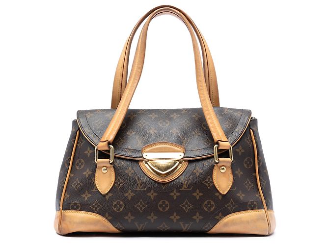 Louis Vuitton Brown Monogram Beverly GM Marrom