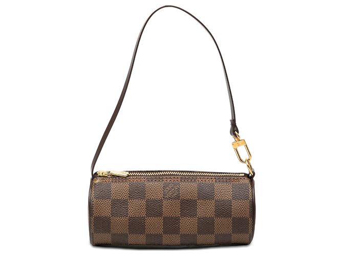 Louis Vuitton Brown Damier Ebene Papillon Pochette Marron