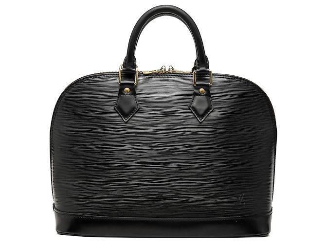 Louis Vuitton Black Epi Alma PM Noir