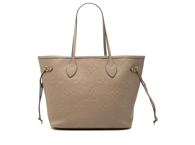 Louis Vuitton Beige Monogram Giant Empreinte Neverfull MM