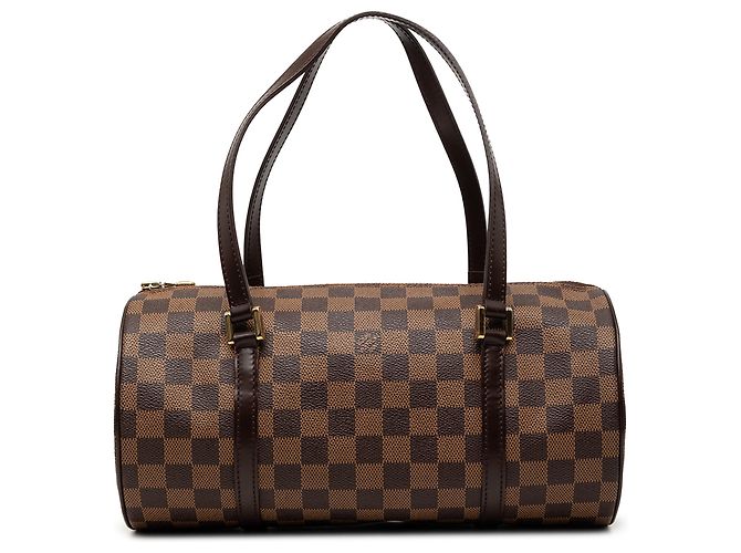 Louis Vuitton Brown Damier Ebene Papillon 30 Marron