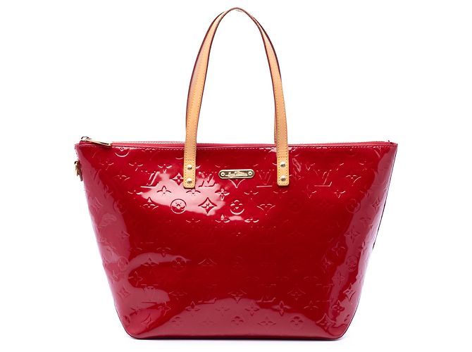Louis Vuitton Red Monogram Vernis Bellevue GM Rouge
