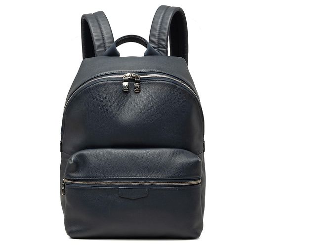 Louis Vuitton Blue Taiga Discovery Backpack PM Navy blue
