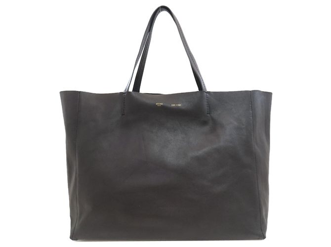 Céline Celine Horizontal Cabas Tote Bag Schwarz
