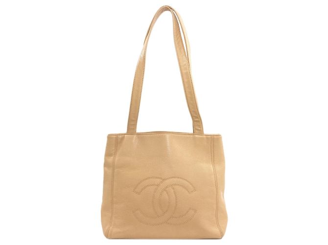Bolsa Chanel Coco Mark Bege