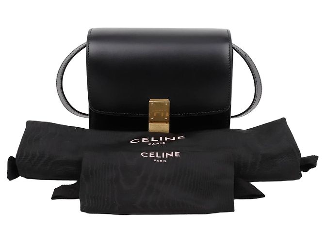 Céline Borsa a Tracolla Piccola Classic Box Nero