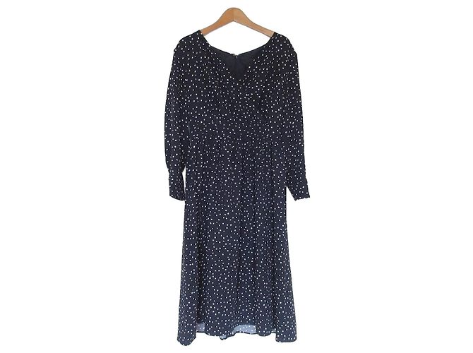 Autre Marque green label relaxing Kleid Blau Marineblau