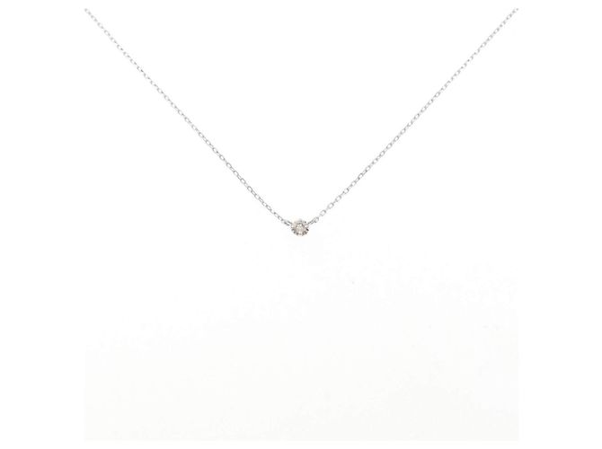 Autre Marque Diamantenhalskette Au750 Silber