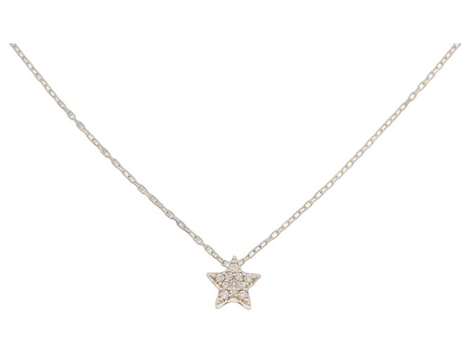 Autre Marque Collar de Diamantes Au750 Rosa
