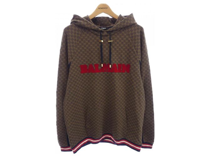 Autre Marque Balmain Hoodie Braun
