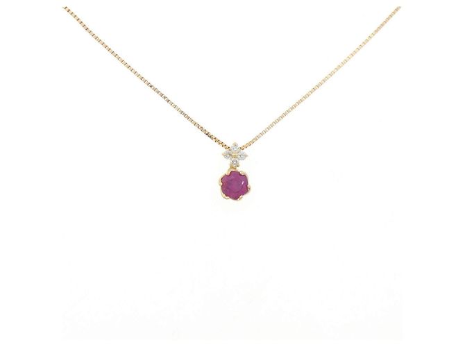 Autre Marque Collana in rubini Au750 D'oro