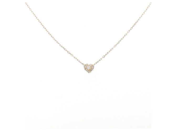 Autre Marque Collana Cuore con Diamanti Au750 D'oro
