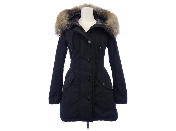 Cappotto in piumino Moncler MONTICOLE Fox Nero