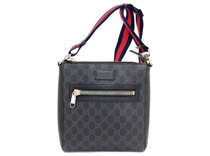 Borsa a tracolla Gucci GG Supreme Nero