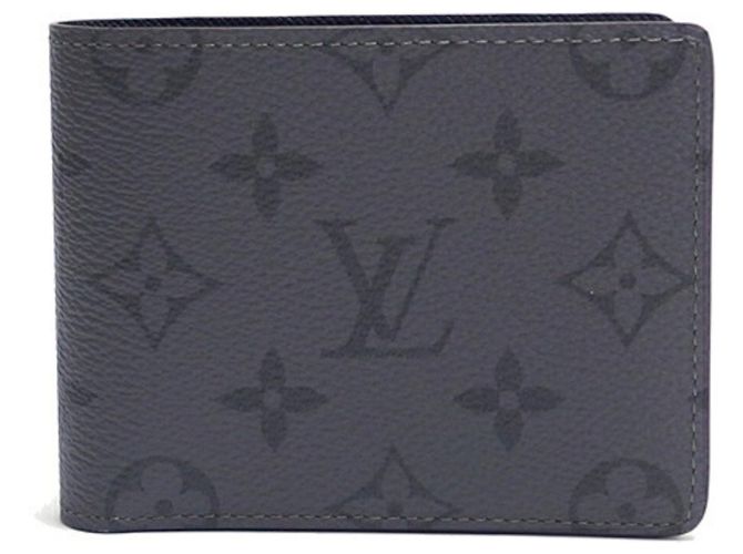 Louis Vuitton Monogram Eclipse Reverse Portefeuille Slender Monogramma