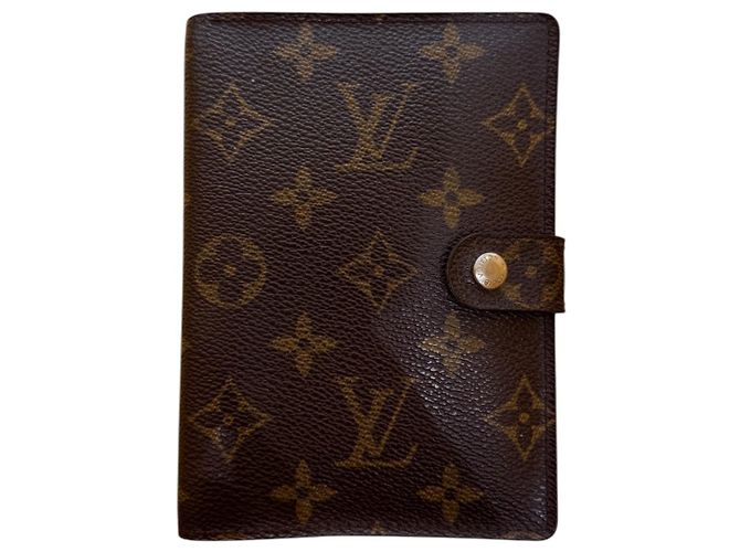 Capa de Agenda Louis Vuitton Monogram Canvas Marrom