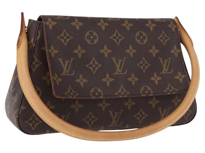 LOUIS VUITTON Monogram Mini Looping Shoulder Bag M51147 LV Auth 195398V Monogramma