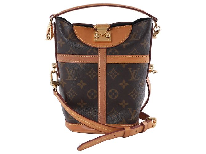 Borsa a tracolla Louis Vuitton Duffle Monogram in marrone M43587