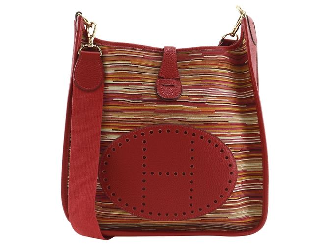 Hermès Borsa a tracolla Hermes Evelyne 1PM Rosso