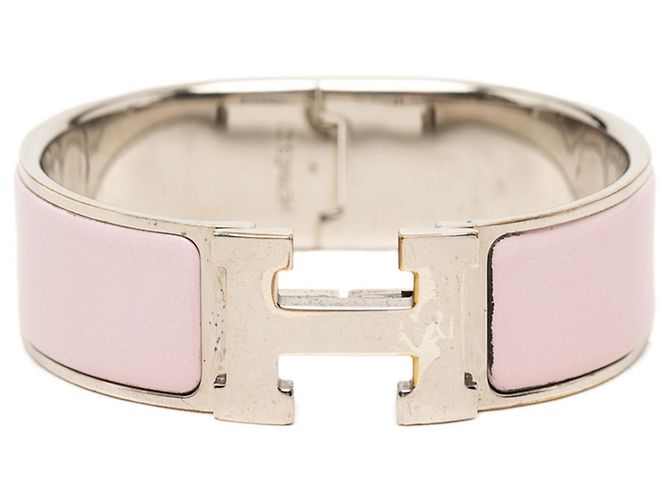 Hermès Bracciale Hermes Clic Clac H PM Argento Rosa