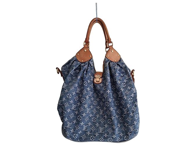 Speedy Bolsa Louis Vuitton Denim Monogram Hobo Azul