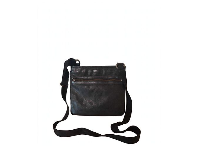 Borsa a tracolla Gucci in tela monogram nera Nero