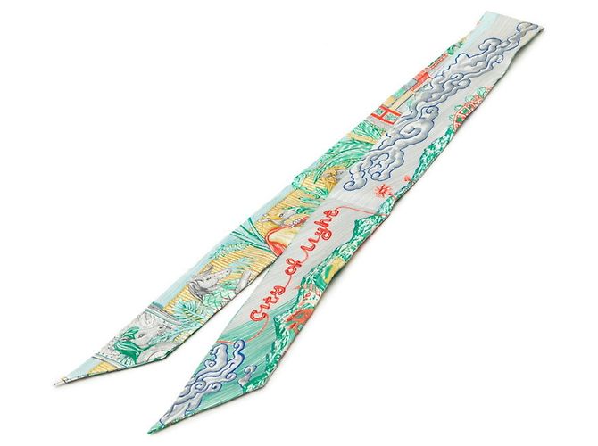 Hermès Twilly City of Light Hermes Marrone Multicolore Verde