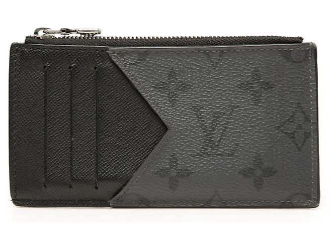 Portacarte Louis Vuitton Monogram Eclipse Nero