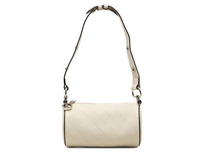 Bolsa de Ombro Gucci Blondie em Couro Branco