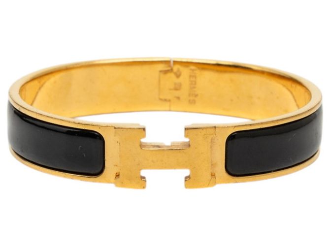 Hermès Hermes Click H PM Bangle Black Golden