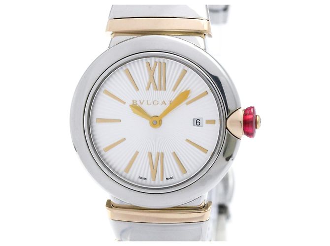 Bulgari Relógio de pulso Bvlgari Lvcea em ouro rosa 18K e aço, quartzo