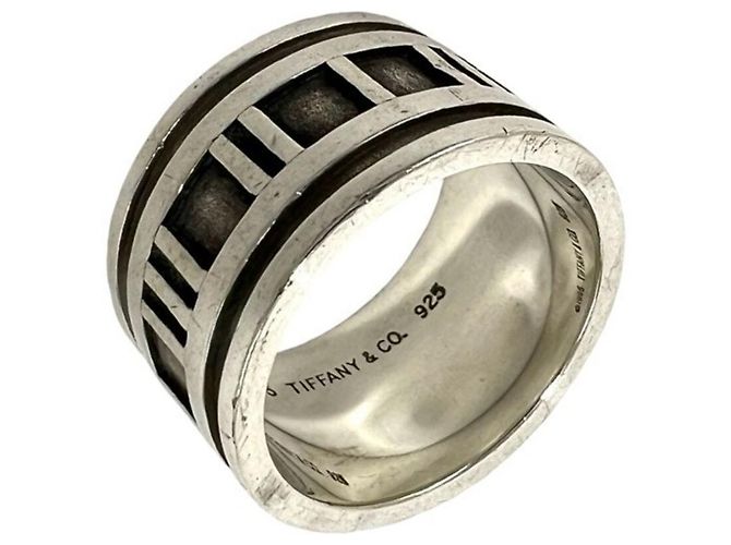 Tiffany & Co Tiffany Vintage Atlas breiter Ring Silber