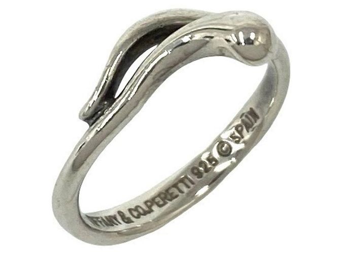 Tiffany & Co Tiffany Vintage Teardrop Band Ring Silber