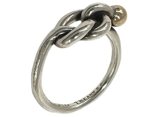 Tiffany & Co. Vintage Love Knot Ring Silber Golden