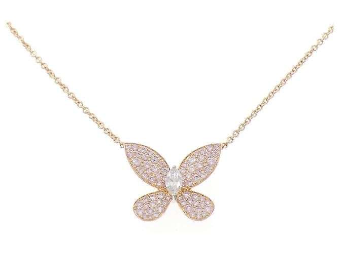 Autre Marque Collana Graff Butterfly Pavé Au750 Diamond D'oro