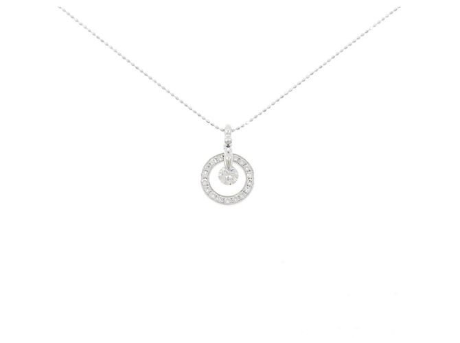 Autre Marque Collar de Diamantes Au750 Plata