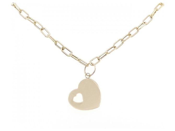 Autre Marque Collana Cuore 585YG D'oro