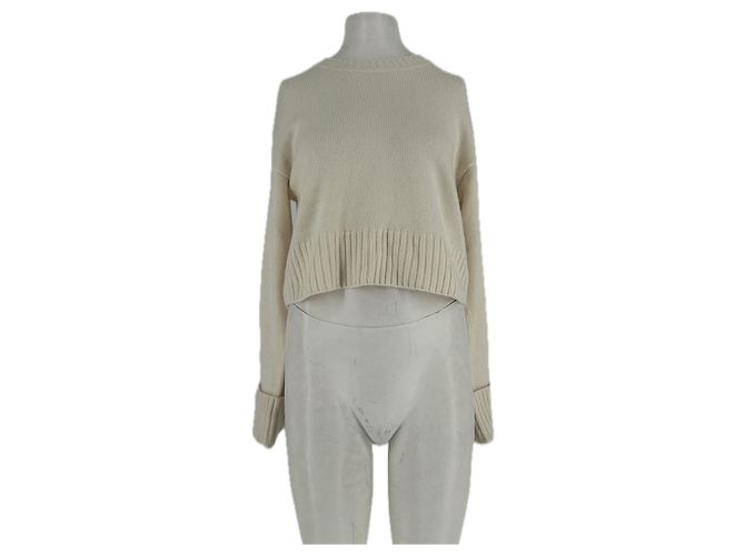 Yves Salomon Kaschmirpullover Beige