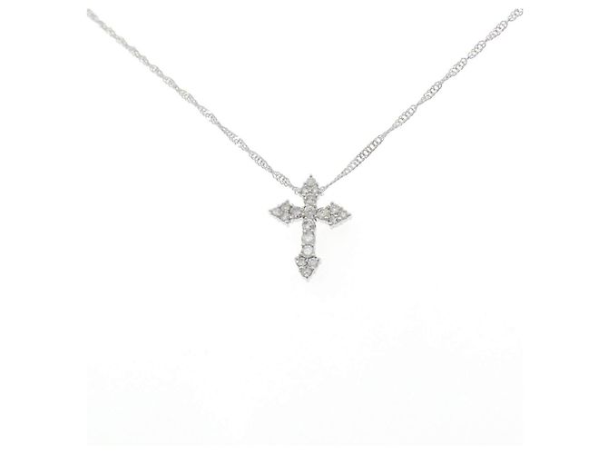 Autre Marque Collar de diamantes PT1000 Plata