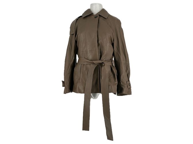 Cos Brown Viscose Jacket XS