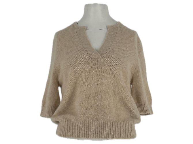 Dorothée Schumacher Brauner Kaschmirpullover