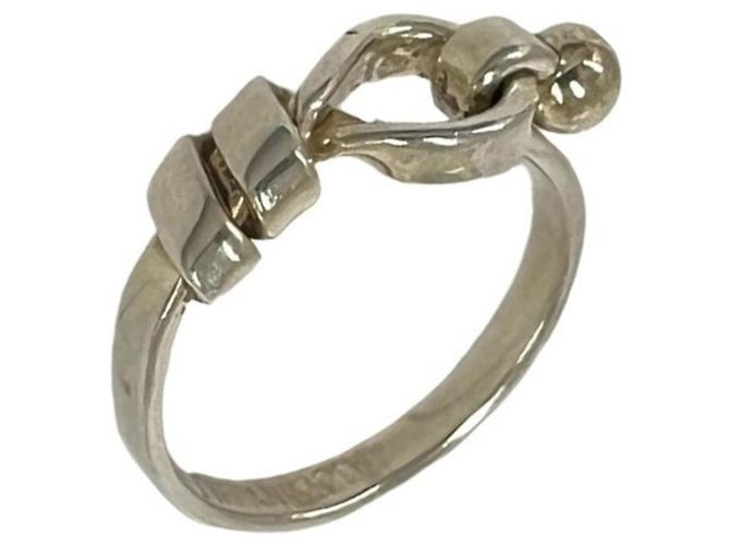 Tiffany & Co Tiffany Hook and Eye Ring Silber Golden