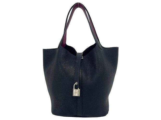 Hermès Hermes Picotin Lock MM Handbag Navy blue