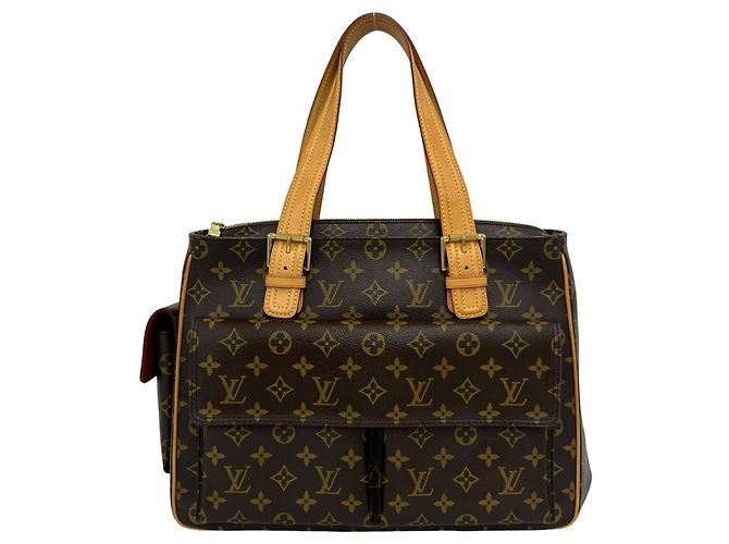 Saco Tote Louis Vuitton Multipli Cité Monogram em couro Marrom