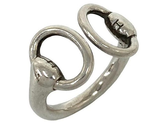 Hermès HERMES Vintage Nausicaä Ring Silber