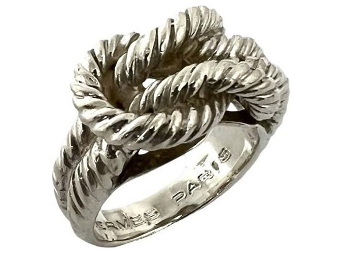 Hermès Hermes Vintage Audienne Ring Silber
