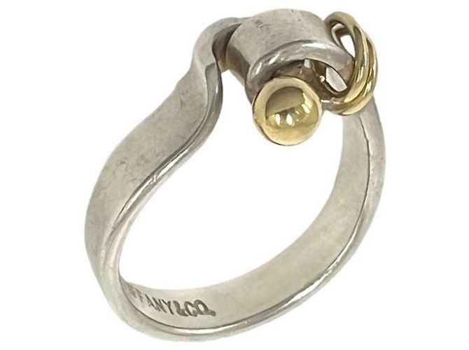Tiffany & Co Tiffany Vintage Hook & Eye Ring Silber Golden