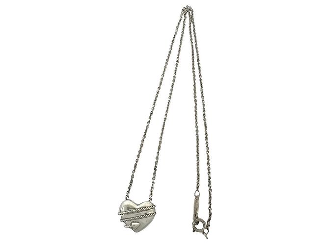 Tiffany & Co Collana Tiffany Vintage Heart Arrow Argento