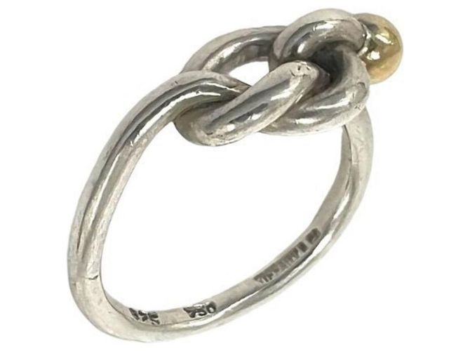 Tiffany & Co Tiffany Vintage Love Knot Ring Silber Golden
