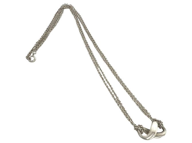 Tiffany & Co Collier Tiffany Vintage Infinity Argenté